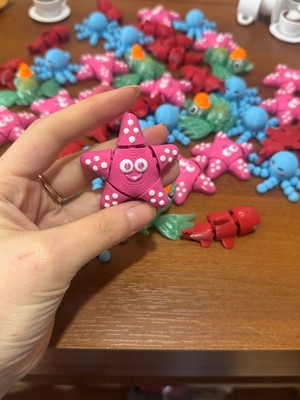 3desen Hareketli Eklemli Mini Figürler Hayvan Oyuncak Sağlıklı Bioplastik