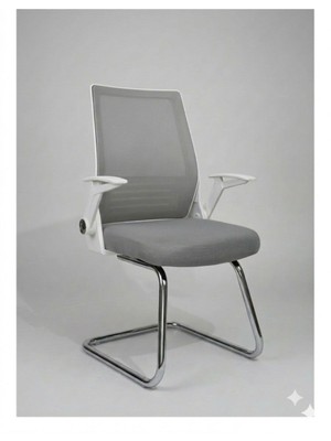 Sahmetra Güneş Katlanır Kollu Bekleme Sandalyesi | Sabit Ayak | Bekleme Koltuğu | Misafir Sandalyesi