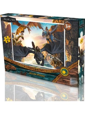 SHC4200 How To Train Your Dragon Puzzle 100 Parça