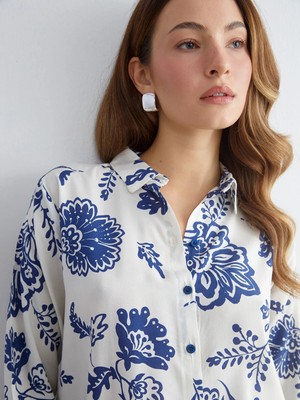 Lc Waikiki Yeni Sezon Çiçekli Kadın Gömlek