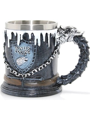 Aesco Paslanmaz Çelik Tasarım Kupa Bardak