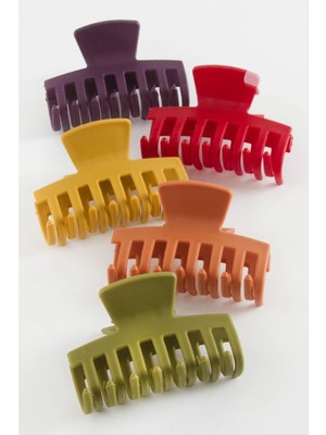 Aesco Tırpan Renkli Mandal Toka 6 cm