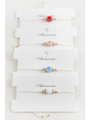 Aesco Yuvarlak Makrome Ip Bileklik