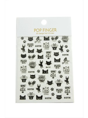 Aesco Kedi Tattoo Dövme Sticker