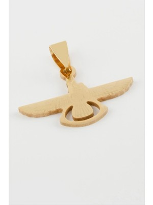 Aesco Kuş Çelik Kolye Ucu 3 cm