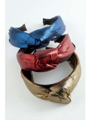 Aesco Benek Desenli Deri Düğümlü Taç