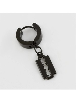 Aesco Jilet Figürlü Çelik Erkek Küpe 1 Adet