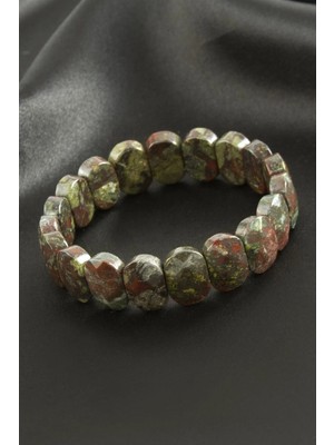 Aesco Oval Kesim Akik Doğaltaşlı Bileklik