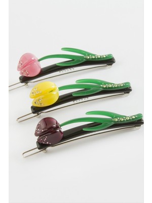 Aesco Gül Klipsli Toka