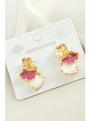 Aesco Bulut Mineli Metal Küpe