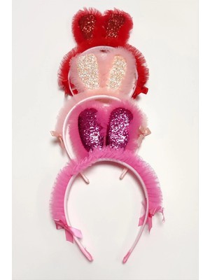 Aesco Kulak Simli Tüllü Çocuk Taç