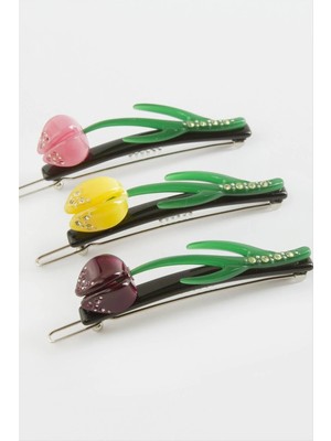 Aesco Gül Klipsli Toka