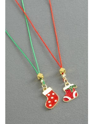 Aesco Çorap Yılbaşı Ipli Kolye