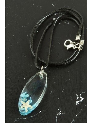 Aesco Elips Epoksi Kolye