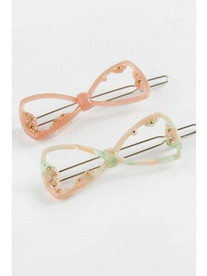 Aesco Fiyong Taşlı Klipsli Toka