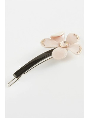 Aesco Papatya Taşlı Klipsli Toka