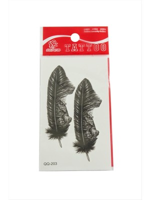 Aesco Yaprak Tattoo Dövme Sticker