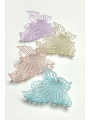 Aesco Kelebek Renkli Mandal Toka 8 cm