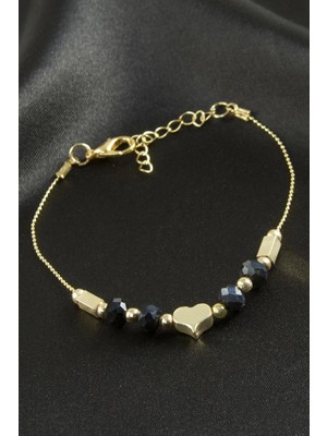 Aesco Dikdörtgen Kristal Bileklik