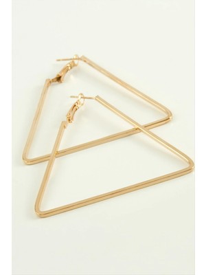 Aesco Üçgen Halka Küpe 4,5 cm