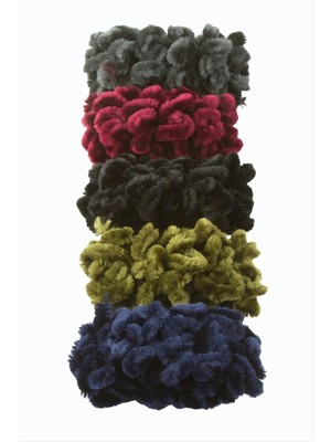 Aesco Kadife Lastikli Toka 1 Adet