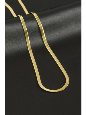 Aesco Italyan Zincir Çelik Kolye 45 cm