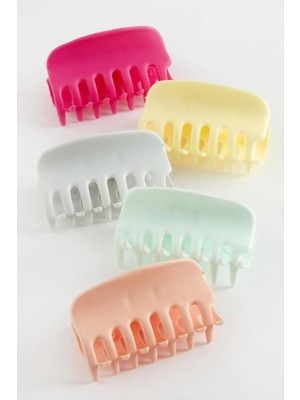 Aesco Düz Renkli Mandal Toka 6 cm