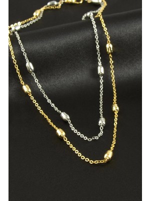 Aesco Silindir Ikili Kolye