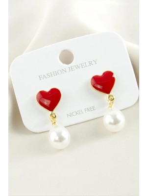 Aesco Kalp Mineli Inci Küpe