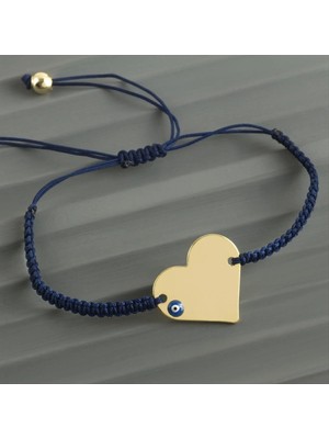 Aesco Kalp Isim Yazılabilir Boş Plaka Örgülü Bileklik