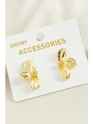 Aesco Orkide Trend Metal Küpe