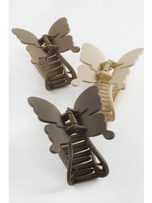 Aesco Kelebek Renkli Mandal Toka 10 cm