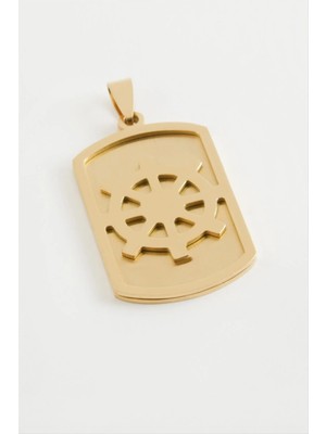 Aesco Dümen Çelik Kolye Ucu 4 cm