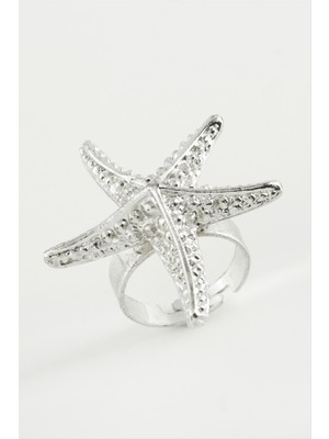 Aesco Deniz Yıldızı Metal Yüzük