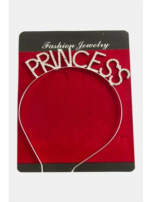 Aesco Princess Yazılı Taşlı Taç