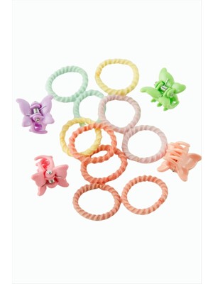 Aesco Kelebek Mandal Lastikli Toka 15 Adet