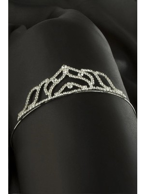 Aesco Taşlı Gelin Tacı