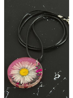 Aesco Papatya Epoksi Kolye