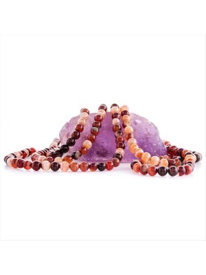 Aesco 8 mm Damarlı Akik Taşı