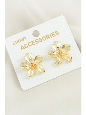 Aesco Orkide Trend Metal Küpe