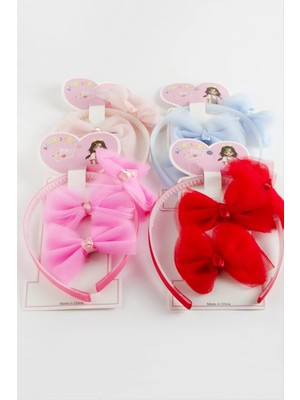 Aesco Fiyong Tüllü Toka Taç