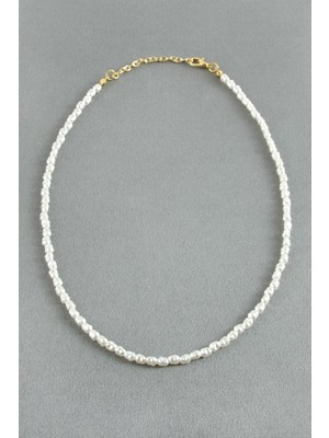 Aesco 5 mm Silindir Inci Kolye