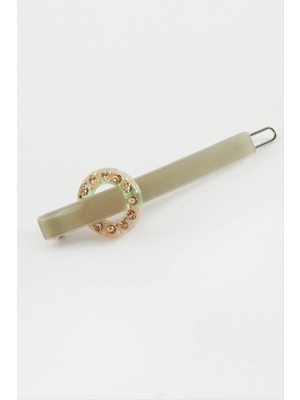 Aesco Yuvarlak Taşlı Pens Toka