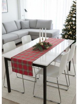 Hobizer Tekstil Kareli Runner - 40X110 cm