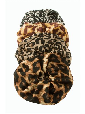 Aesco Leopar Desenli Simit Toka 13 cm