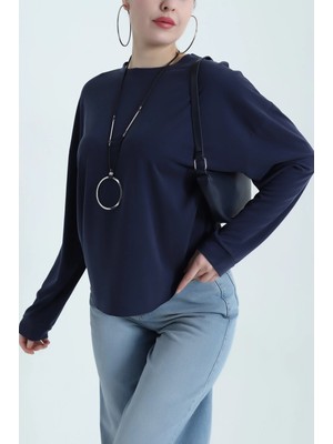 DESIGN AND ME Kadın Modalsüprem Kumaş Bluz