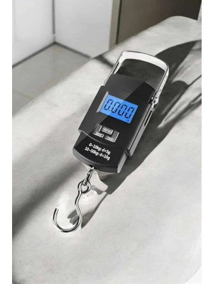 Epilons Ağırlık Ölçer 50 kg El Terazisi El Kantarı Pilli LED Ekran