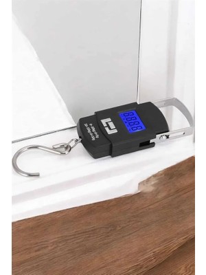 Epilons 50 kg El Kantarı Ağırlık Ölçer Dijital Ekranlı Kancalı Portatif