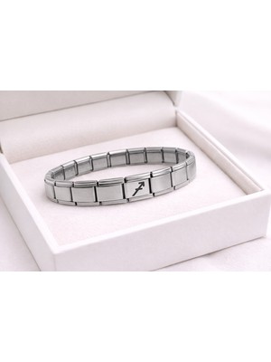 Nikaa Shop Çelik Nomination Bileklik Yay Burcu | Paslanmaz Çelik Burç Bilekliği | Şık ve Özgür Ruhlu Tasarım