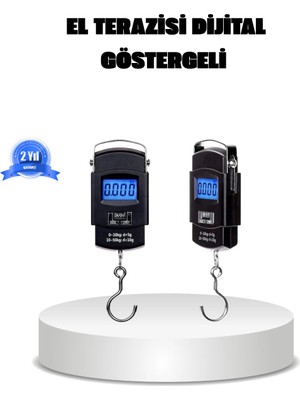 Epilons Dijital El Kantarı – 50 kg Taşıma Kapasiteli, Taşınabilir Hassas Tartı